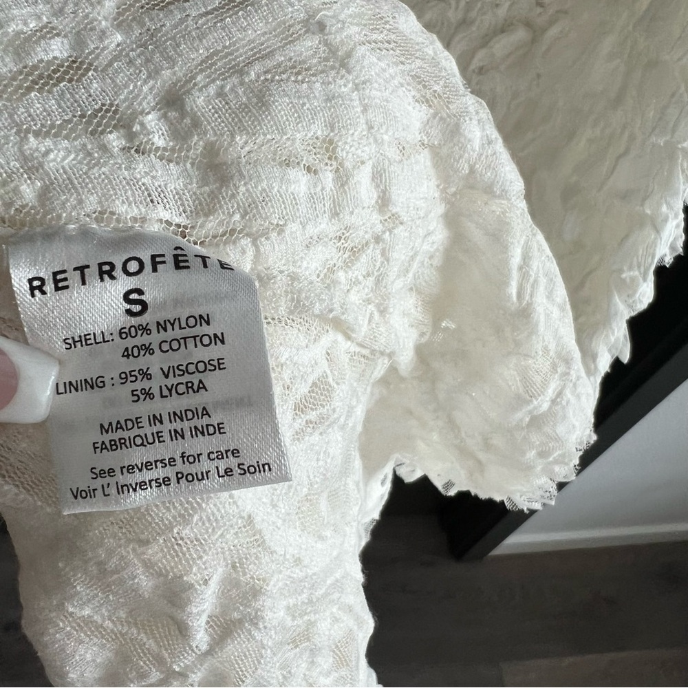 Retrofete Irini maxi Dress in White Size Small NEW! New with tags! - Picture 9 of 12